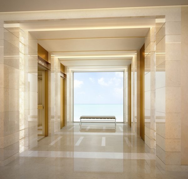 Residential  Lift Lobby Render 600x571 - THE 8 - Palm Jumeirah Photo Gallary