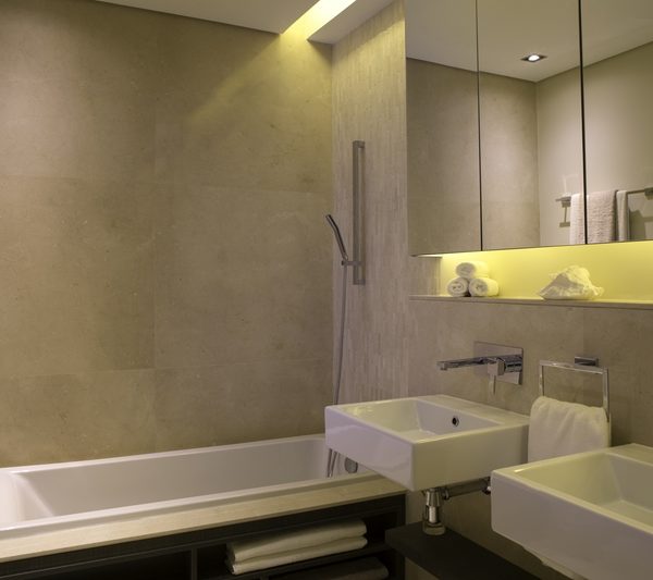 The8 Residential Bathroom Showhome 600x533 - THE 8 - Palm Jumeirah Photo Gallary