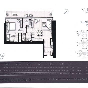 Floor Plans - Vida Residences Dubai Marina