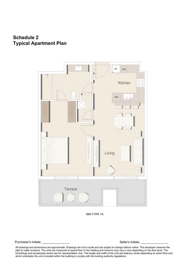 1BR TYPE 1A 1 600x850 - Floor Plans - Eaton Place By Ellington
