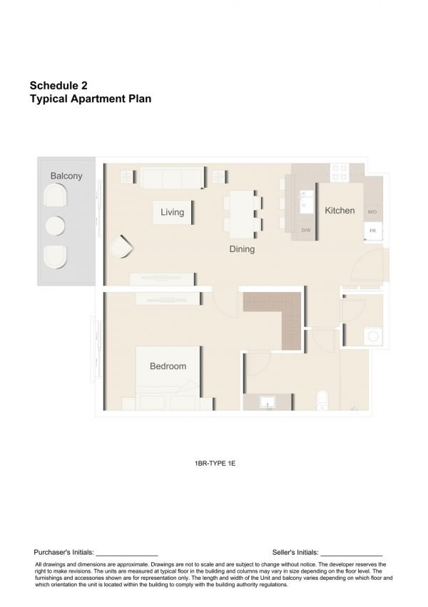1BR TYPE 1E 1 600x850 - Floor Plans - Eaton Place By Ellington