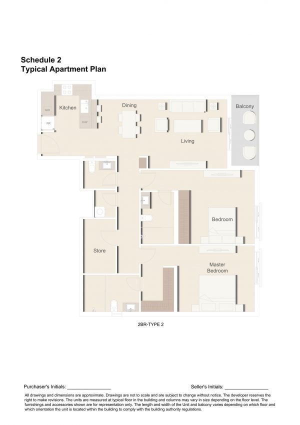2BR TYPE 2 1 600x850 - Floor Plans - Eaton Place By Ellington