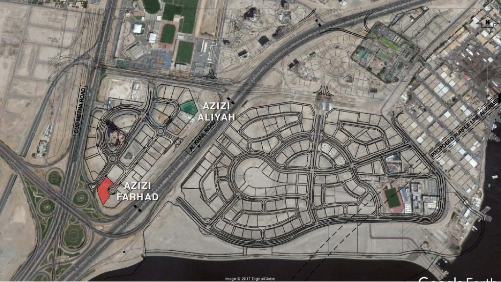 location map Farhad Azizi 1024x576 - Location Map - Farhad Azizi Residence