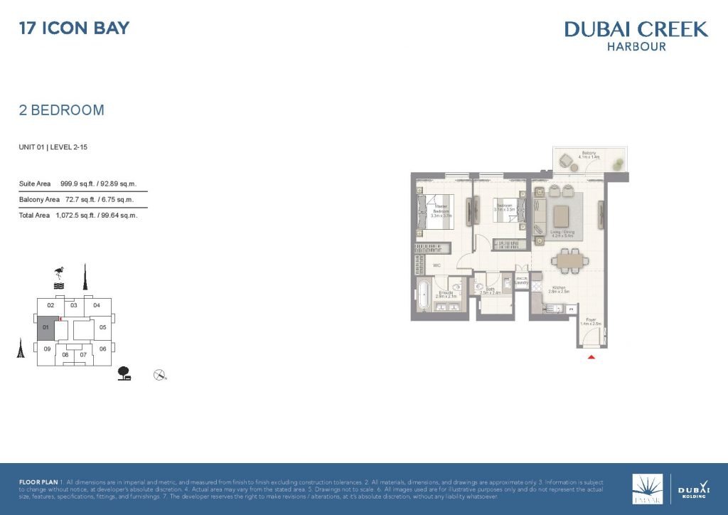 17 Icon Bay Floor Plan page 002 1024x724 - Vida Za’abeel - Floor Plans