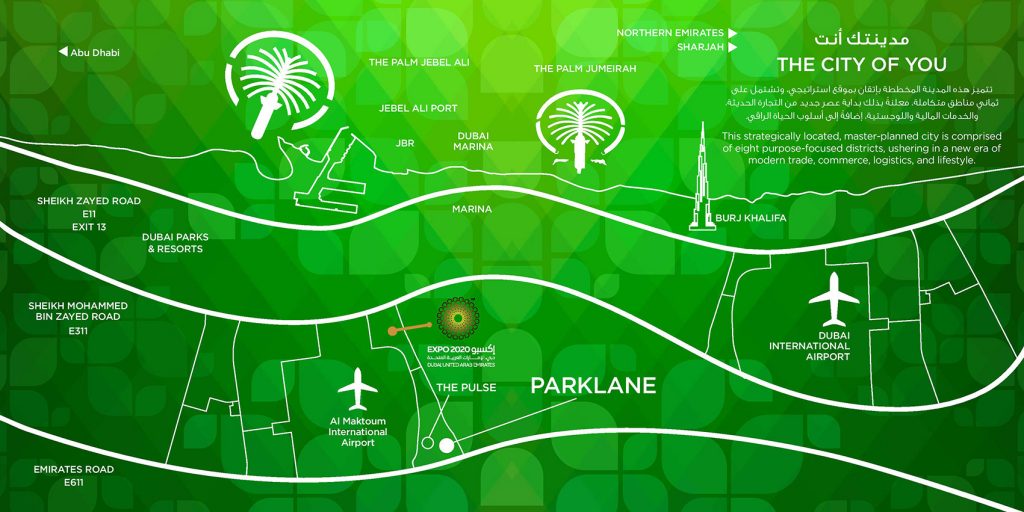 Parklane location map 1024x512 - Parklane - Location Map