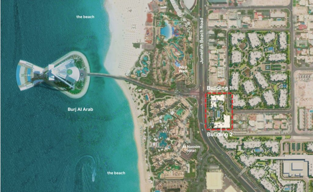خريطة موقع مدينة جميرا 2018 1024x629 - مدينة جميرا ليفينج من دبي القابضة