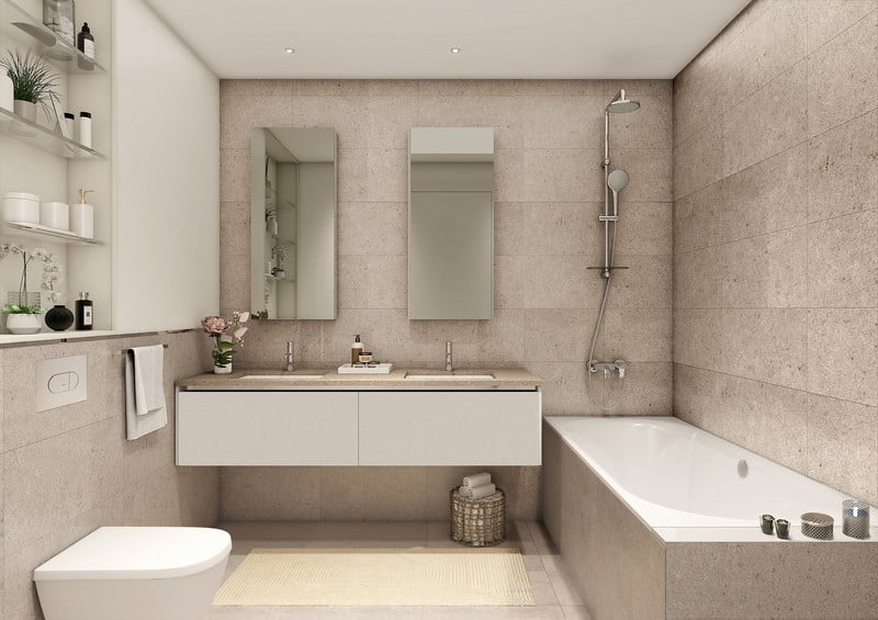 10 Standard Bathroom - Breeze at Dubai Creek Harbour - Photo Gallery