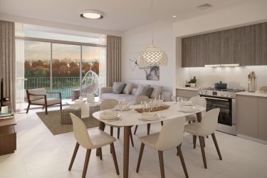 GREEN SQUARE 2BDR Living 375x250 - Green Square in Dubai Hills Estate
