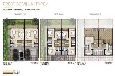 duo floor2 375x250 - Damac Hills 2 Duo Prestige Villas