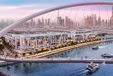 ميزة واجهة القناة - مشاريع غير مخطط لها في دبي