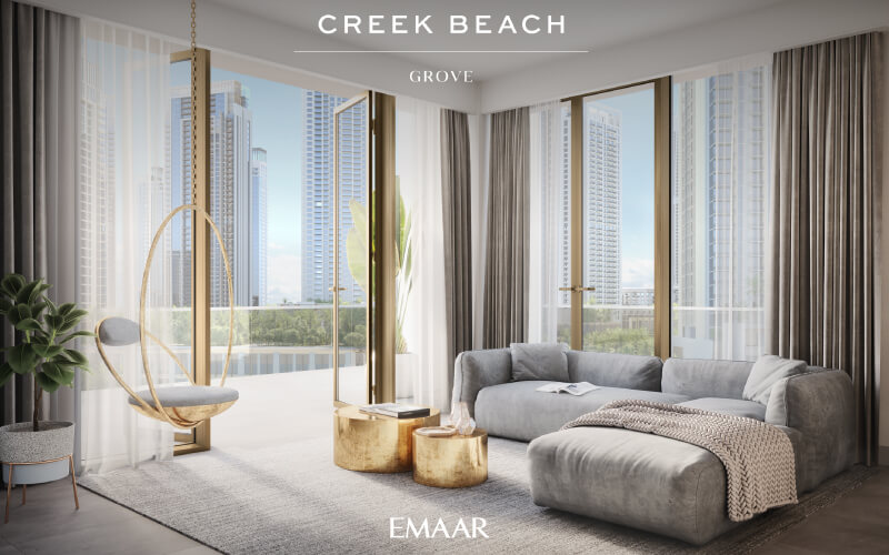 Creek Beach Grove | 1 – 4 BR apartments | Views of Creek Canal
