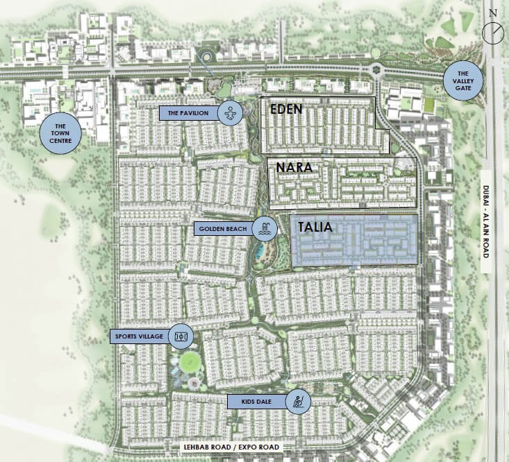 talia map - Talia - The Valley