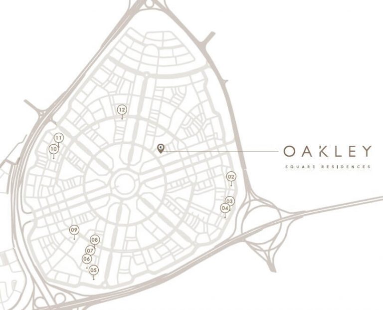 oakley square location 768x621 - Oakley Square Residences