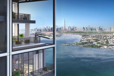 creek edge feature - Grande at The Opera District by Emaar