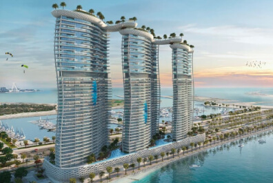 damac bay feature - 迪拜的Offplan Projects