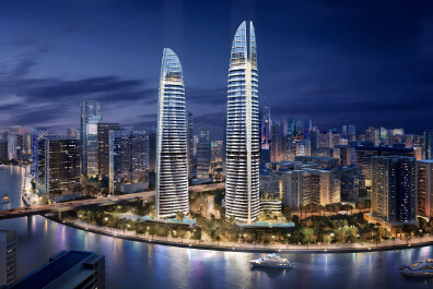 canal heights feature - Zada at Business Bay by Damac