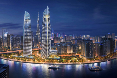 canal feature - Damac Chic Tower