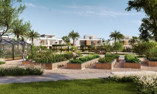 farm gardens feat - Golf Place at Dubai Hills By Emaar