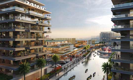 water feat - Melrose Limited Edition Golf Villas by Damac