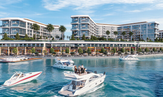 Bayside Marina feature - W Residences at Dubai Harbour